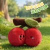Fruit Play wool shaped velvet companion gel pen, daily writing, study, office, travel bag hanging pen details Picture
